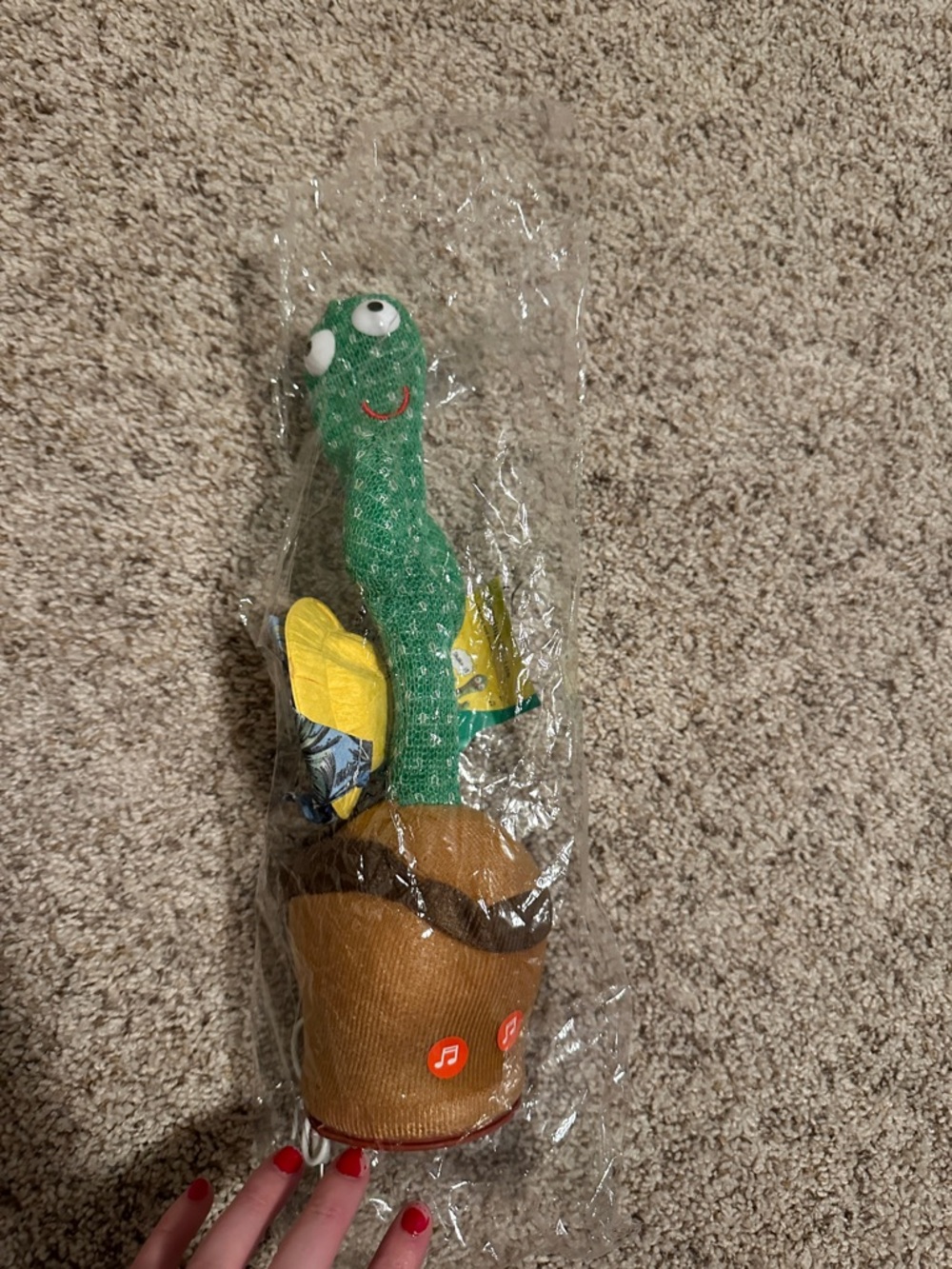 Cactus Plush Toy Green, Brown, Yellow - Cactus Brand